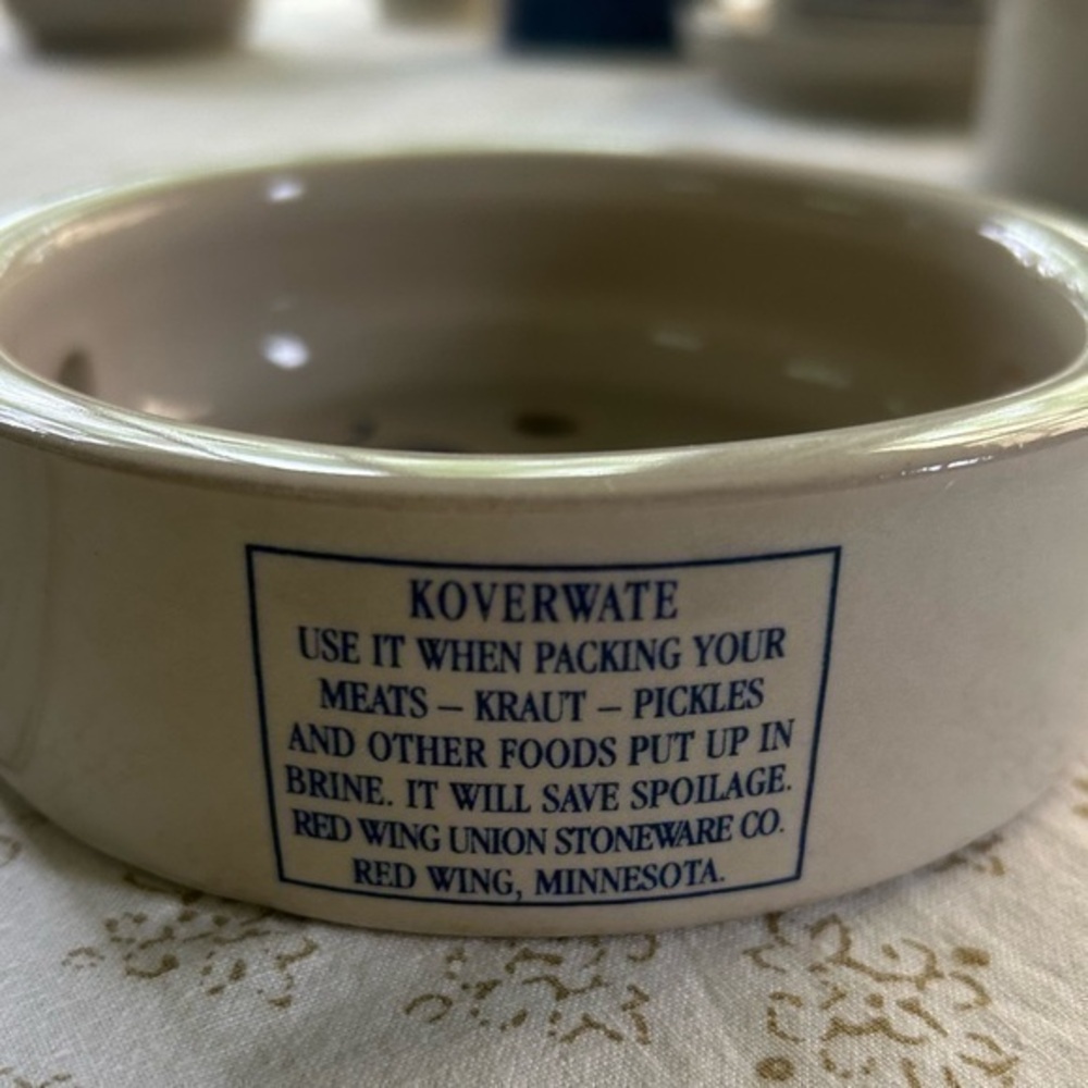 1999 Red Wing Stoneware Society Annual Commemorative, Koverweight